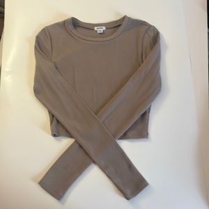 cropped long sleeve